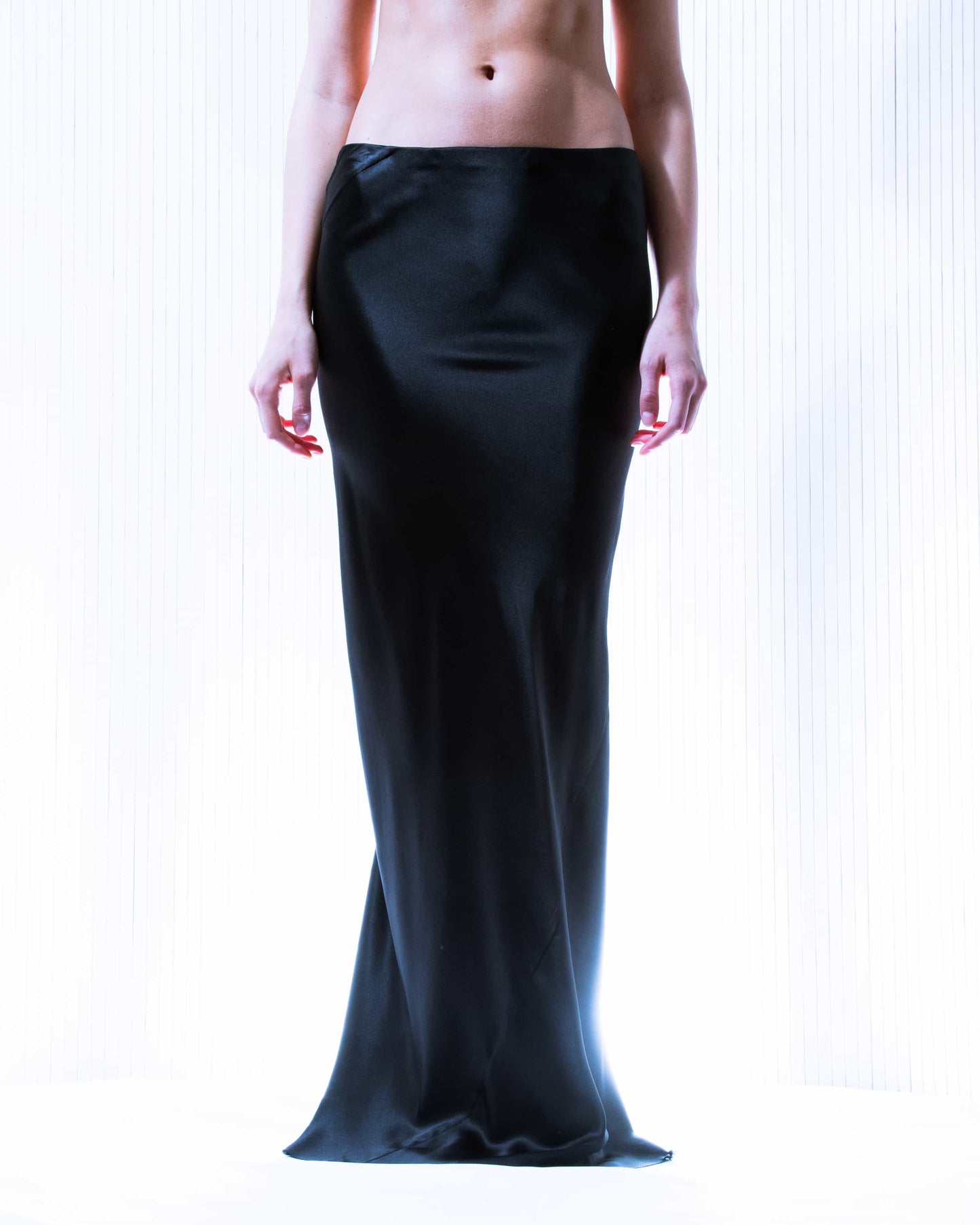 The Fall Silk Skirt