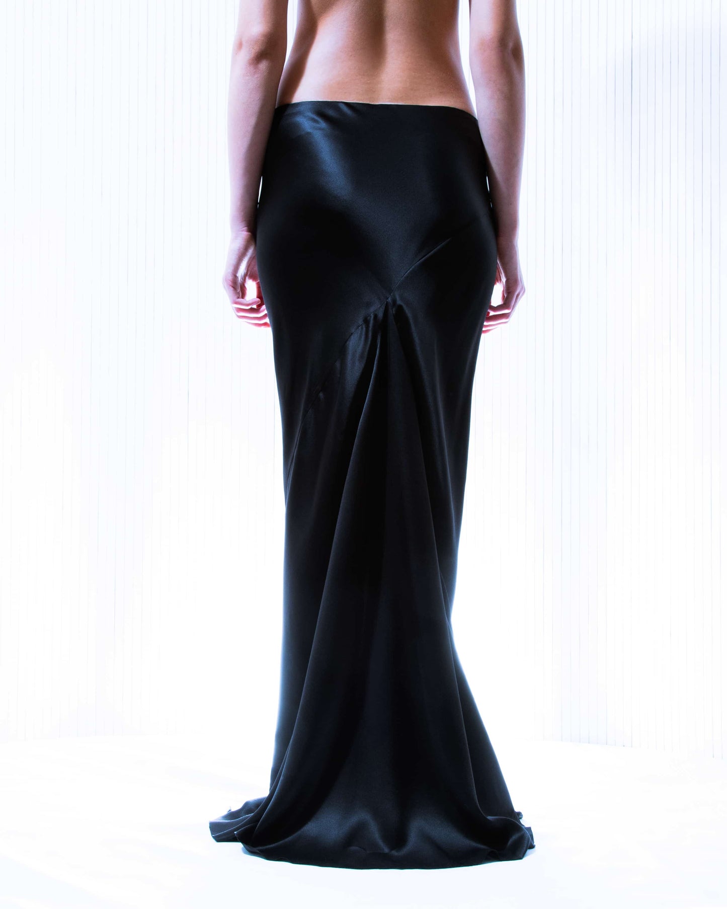 The Fall Silk Skirt